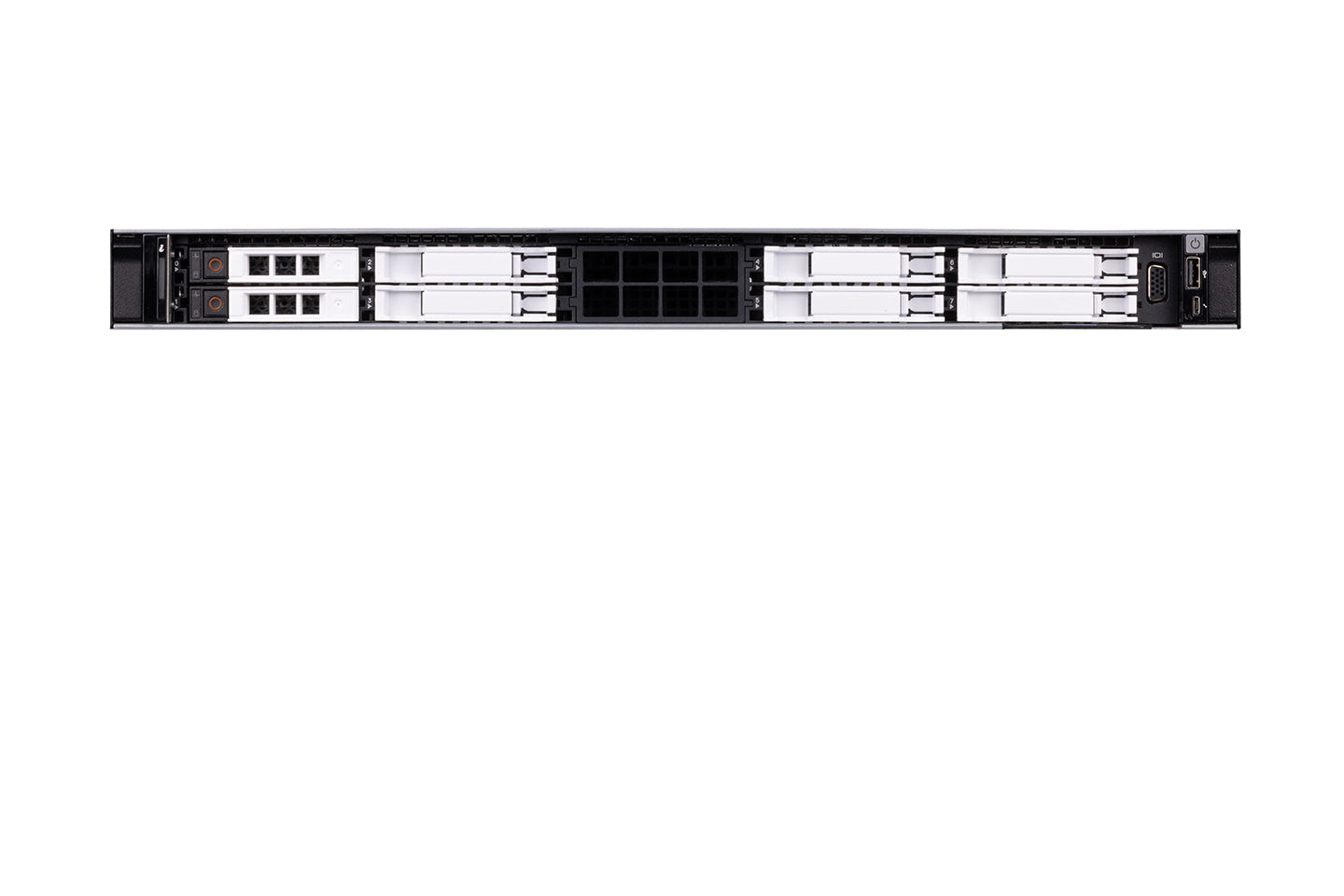 Fortinet FNRC-500G 1U rack server with drive bays and ports
