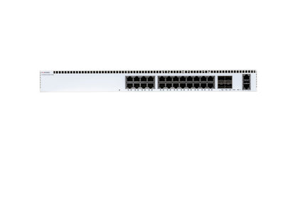 Fortinet FortiSwitch-624F white switch with 24x 5G RJ45 ports