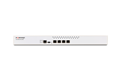 White Fortinet FortiMail 5030 appliance rear with Ethernet ports
