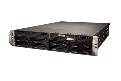 Fortinet FMG-1000F-USG rack server with black silver chassis and Fortinet label