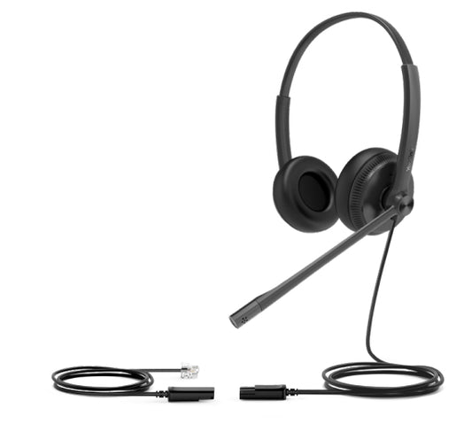 Yealink YHS34-L-D | YHS34 Wired Headset, Lightweight Design