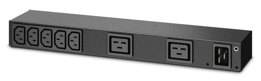 APC AP6120A | NetShelter Basic Rack PDU, 0U/1U, 100-240V/20A, 220-240V/16A, 7 C13 & 2 C19 Outlets, Power Distribution