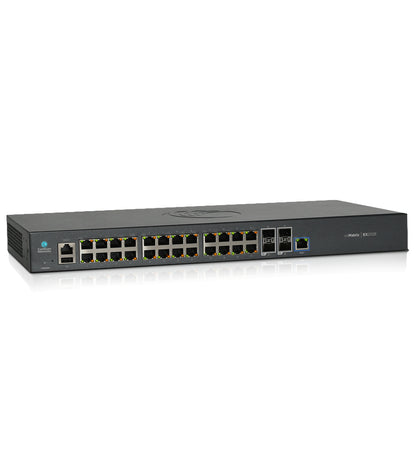 Cambium cnMatrix EX2028 switch with 24 1GbE ports and 4 SFP uplinks