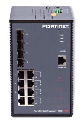 Fortinet FSR-112D-POE | 8-Port GE RJ45 PoE+ Rugged Switch, FortiSwitch FSR-112D-POE