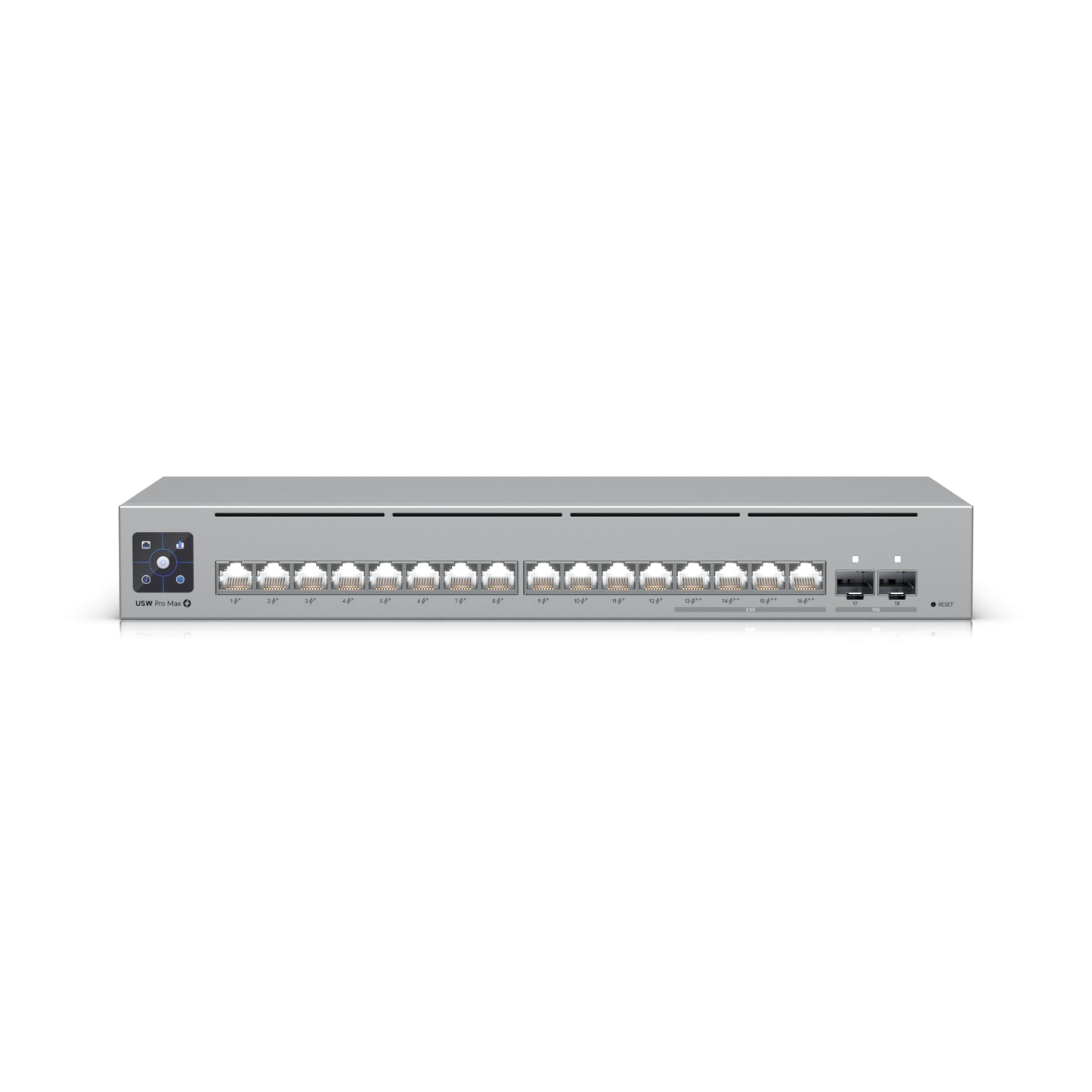 Ubiquiti USW-PRO-MAX-16-POE | Pro Max 16-Port PoE Managed L3 Switch, 16 x 1GbE PoE Ports, 240V