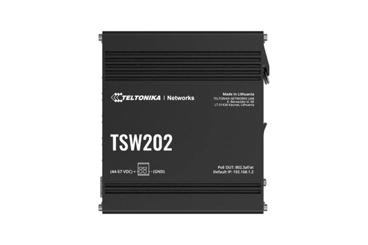 Teltonika TSW202000000 | Managed L2 Gigabit PoE Switch, 8x 10/100/1000 Ports, Aluminium