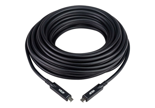 ATEN UE3415F-AT | UE34 Series USB-C Active Optical Cable, 15 m, Ultra HD Video