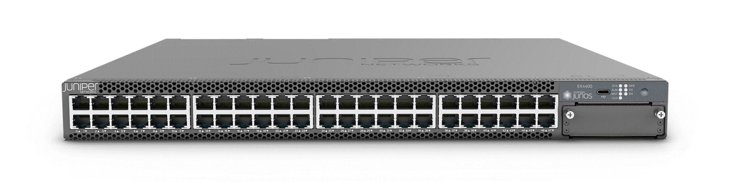 Juniper EX4400-48T-AFI | EX4400 Series 48 x 1GbE Ports, Managed, 1U Switch