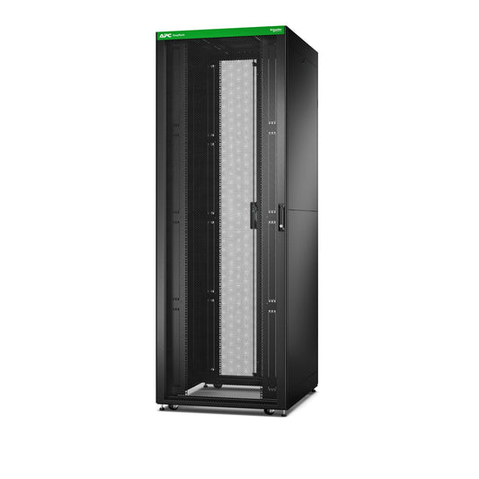 APC ER8802 | Easy Rack 48U, Black, 2258H x 800W x 1000D mm, With Roof, Castors, Feet, 4 Brackets, Side Panels