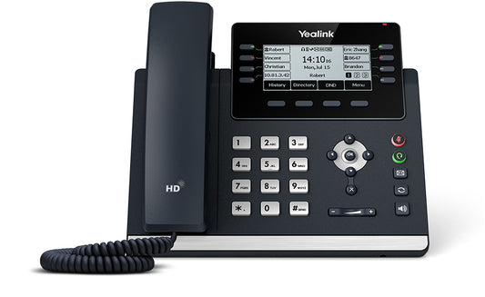 Yealink SIP-T43U | SIP-T43U IP Phone, 12 Lines, LCD Display, Wi-Fi