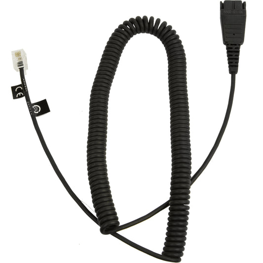 JABRA 8800-01-06 | Telephone Cable 0.5m, Black