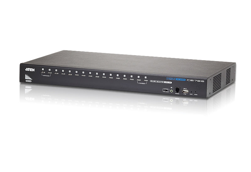 ATEN CS17916-AT-U | CS17916 HDMI KVMP Switch, 16 x Ports, USB 2.0 + Audio, 1080p