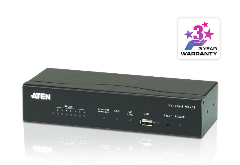 ATEN VK248-AT | VK248 8-Channel Relay Expansion Box, 8 x Relays, RS-485