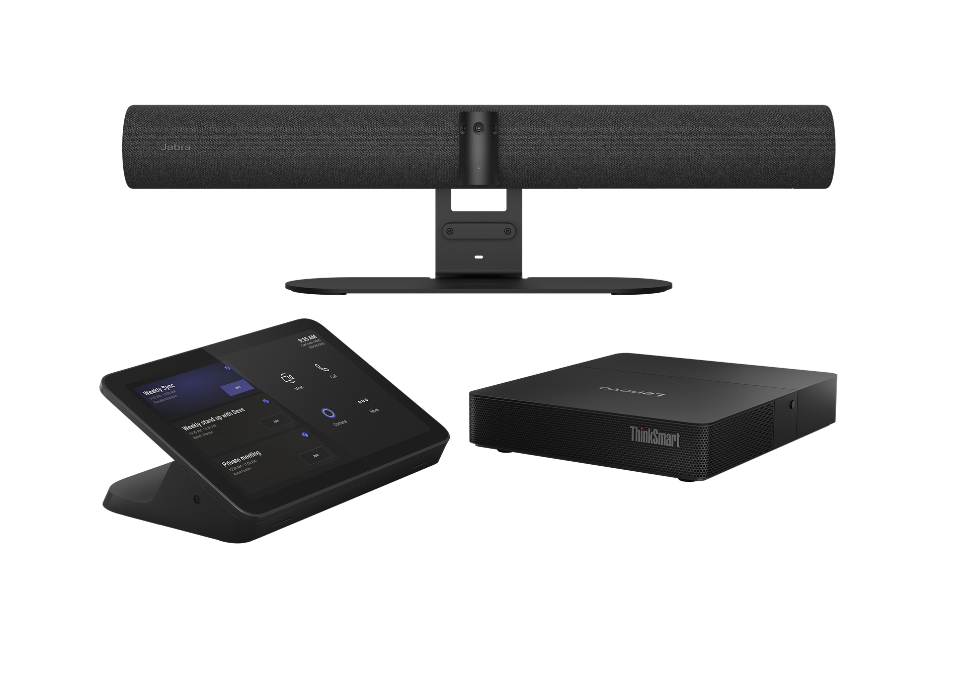 Jabra PanaCast 50 MTR Room Gen 2 Kit with black Lenovo ThinkSmart video system