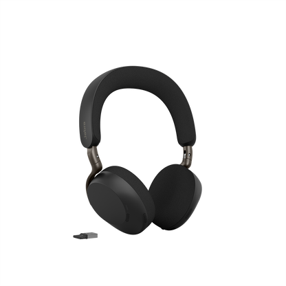 Jabra 37599-989-989 | Evolve3 75 UC | inc USB-A Dongle & Wireless Charger | Black