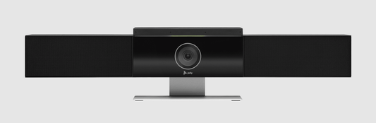 Poly 842D4AA Studio USB video bar black webcam with sleek design speakers