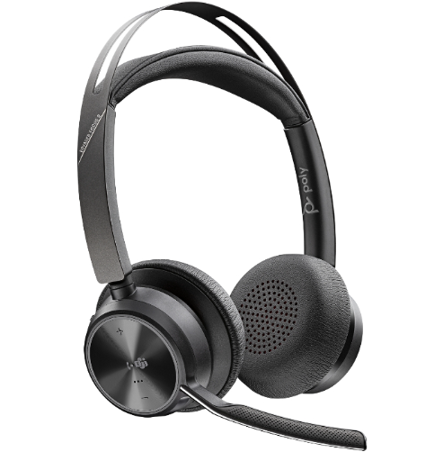 Poly 214432-02 | Voyager Focus 2 UC MS Certified Bluetooth USB-C Stereo Headset