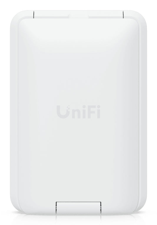 White plastic ubiquiti utr-lr unifi travel router lr with wifi 5 dual-band and foldable super antenna in sleek design