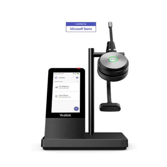 Yealink WH66-M-MS | WH66 Series 4" Touch Screen Base, Speakerphone, Wireless Headset