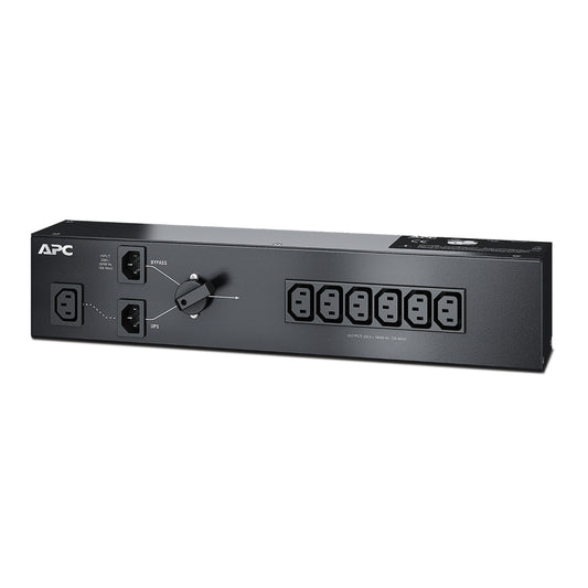 APC SBP1500RMI | 230V 10A Service Bypass PDU with 6 IEC C13 Outlets for UPS Maintenance Bypass Panels