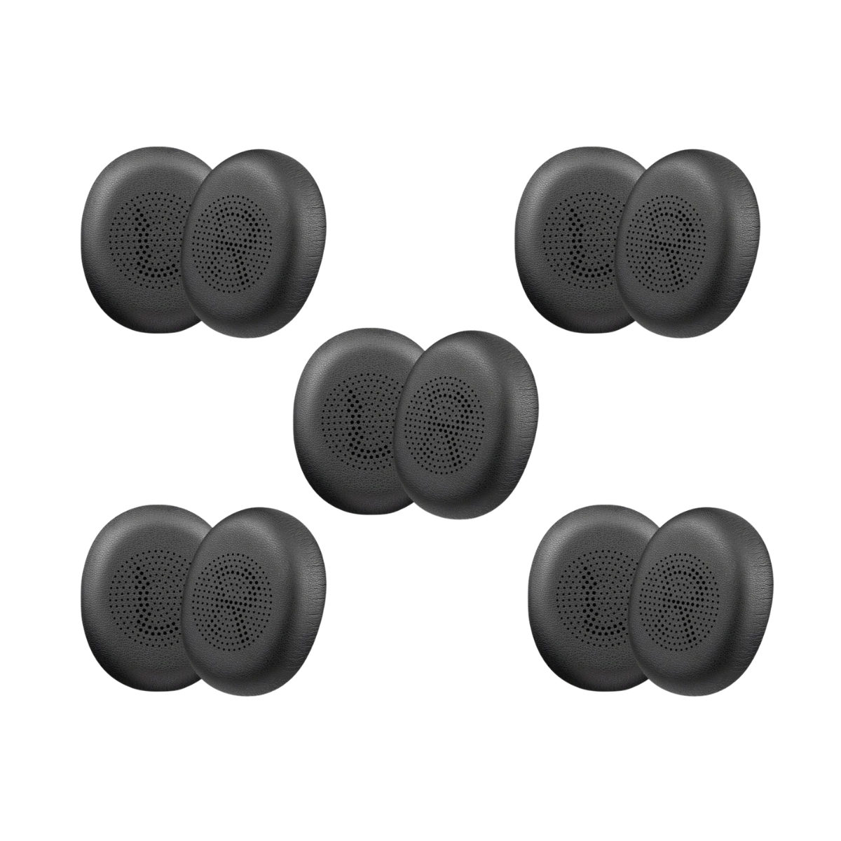 Yealink LEC-UH37-5PR leather ear cushions with black perforated centers