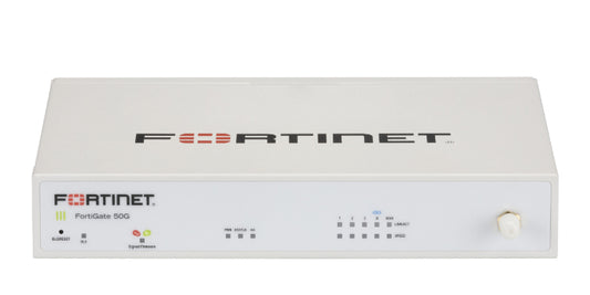 Fortinet FG-51G | FortiGate 51G SMB Firewall, 5 x 1GbE (4 x Internal, 1 x WAN), 64GB SSD
