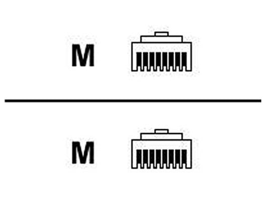 HPE C7533A | 1.2m Cat5 Ethernet Cable, RJ45 M/M, Black, Fast Ethernet