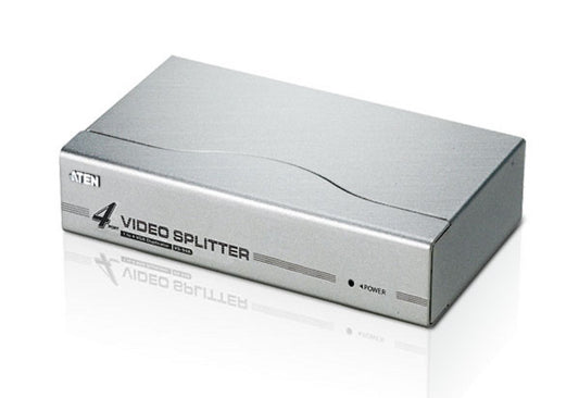 ATEN VS94A-AT-U | VS94A 4-Port VGA Splitter | 350MHz, 1920x1440@60Hz, 3-Level Cascade
