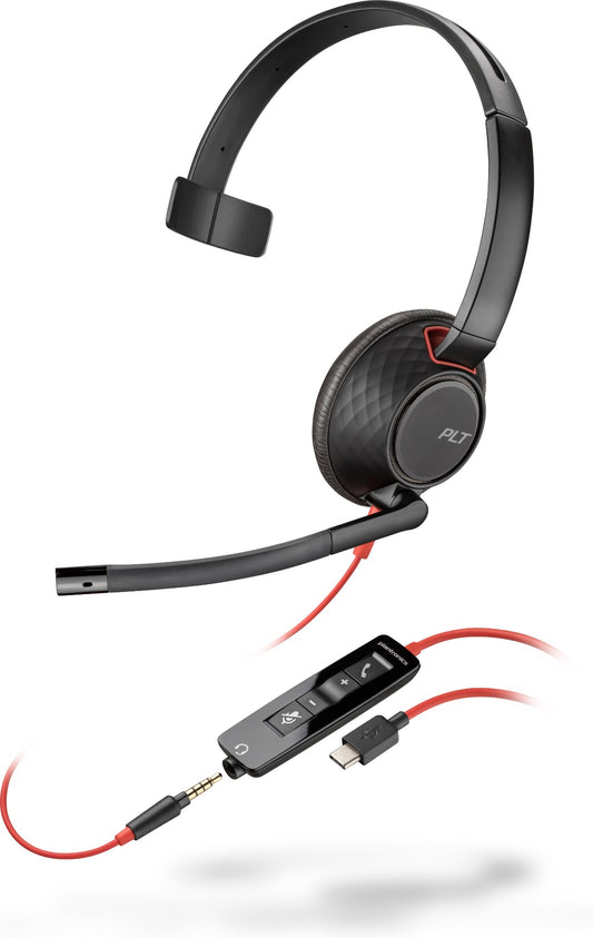 Poly 805H4AA | Blackwire C5210 USB-C Headset with Inline Cable for Professionals