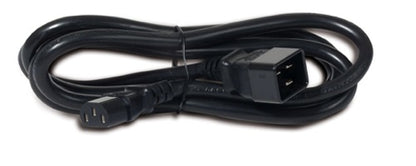 APC AP9879 NetShelter black coiled C13 to C20 power cord 2.0m