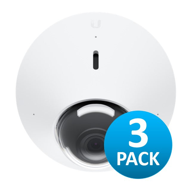 Ubiquiti NHU-UVC-G4-DOME-3 | UVC-G4-DOME UniFi Protect Dome Camera, 4MP, Vandal-Resistant, Weatherproof, 3 Pack