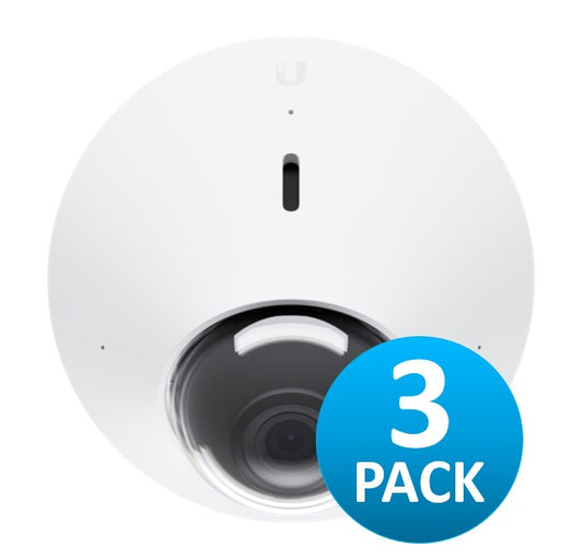 Ubiquiti NHU-UVC-G4-DOME-3 | UVC-G4-DOME UniFi Protect Dome Camera, 4MP, Vandal-Resistant, Weatherproof, 3 Pack