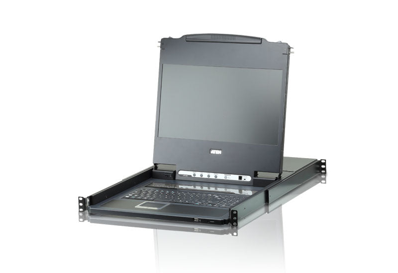 ATEN CL6708MW-ATA-AU | CL6708MW 8 x DVI-USB LCD KVM, 17.3" 1920x1200, Single-Rail
