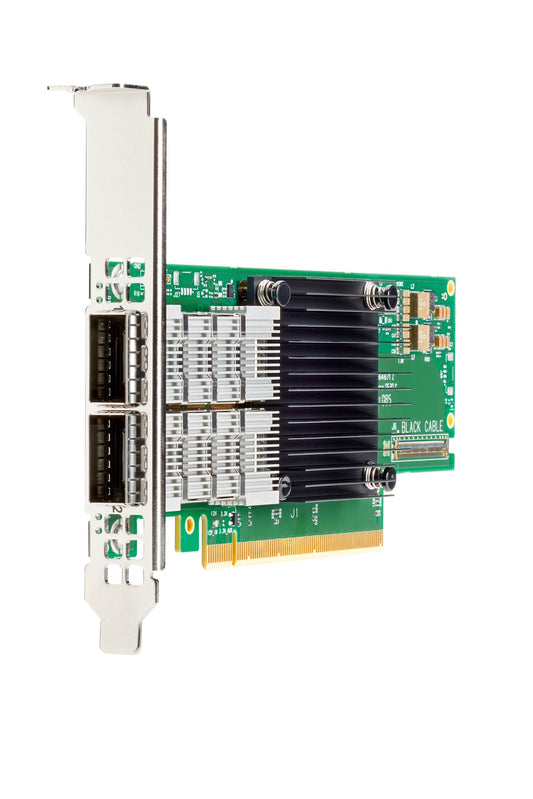 HPE P31324-B21 | MCX653106A-HDAT Transceiver, InfiniBand HDR/Ethernet 200Gb 2-port QSFP56 PCIe4 x16 Adapter
