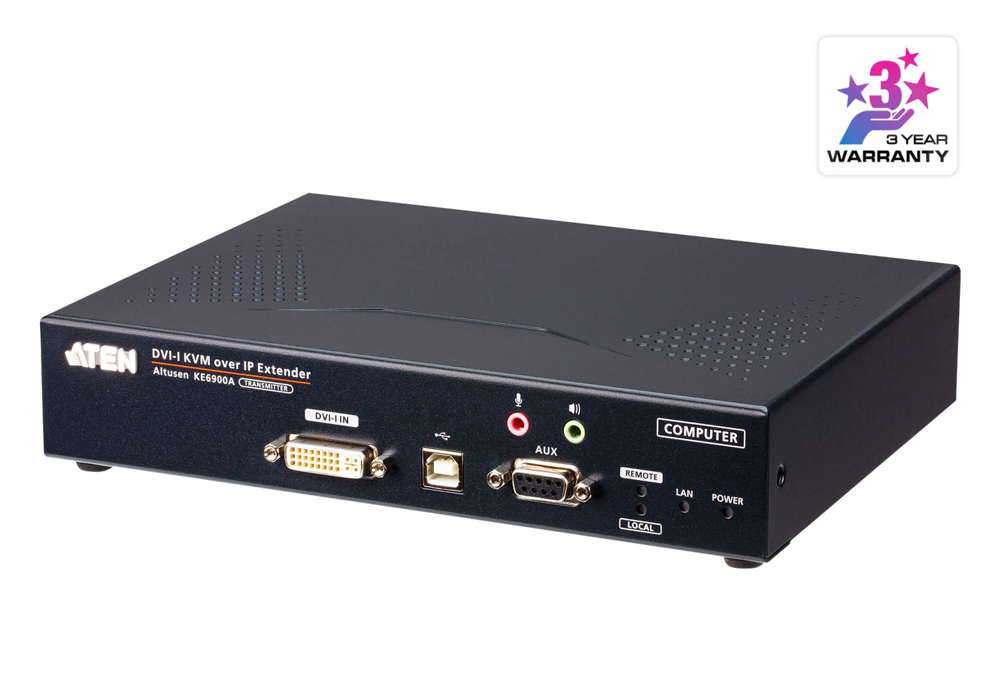 ATEN KE6900AT-AX-U | KE6900A Transmitter KVM over IP, DVI Single Display, SFP Fibre