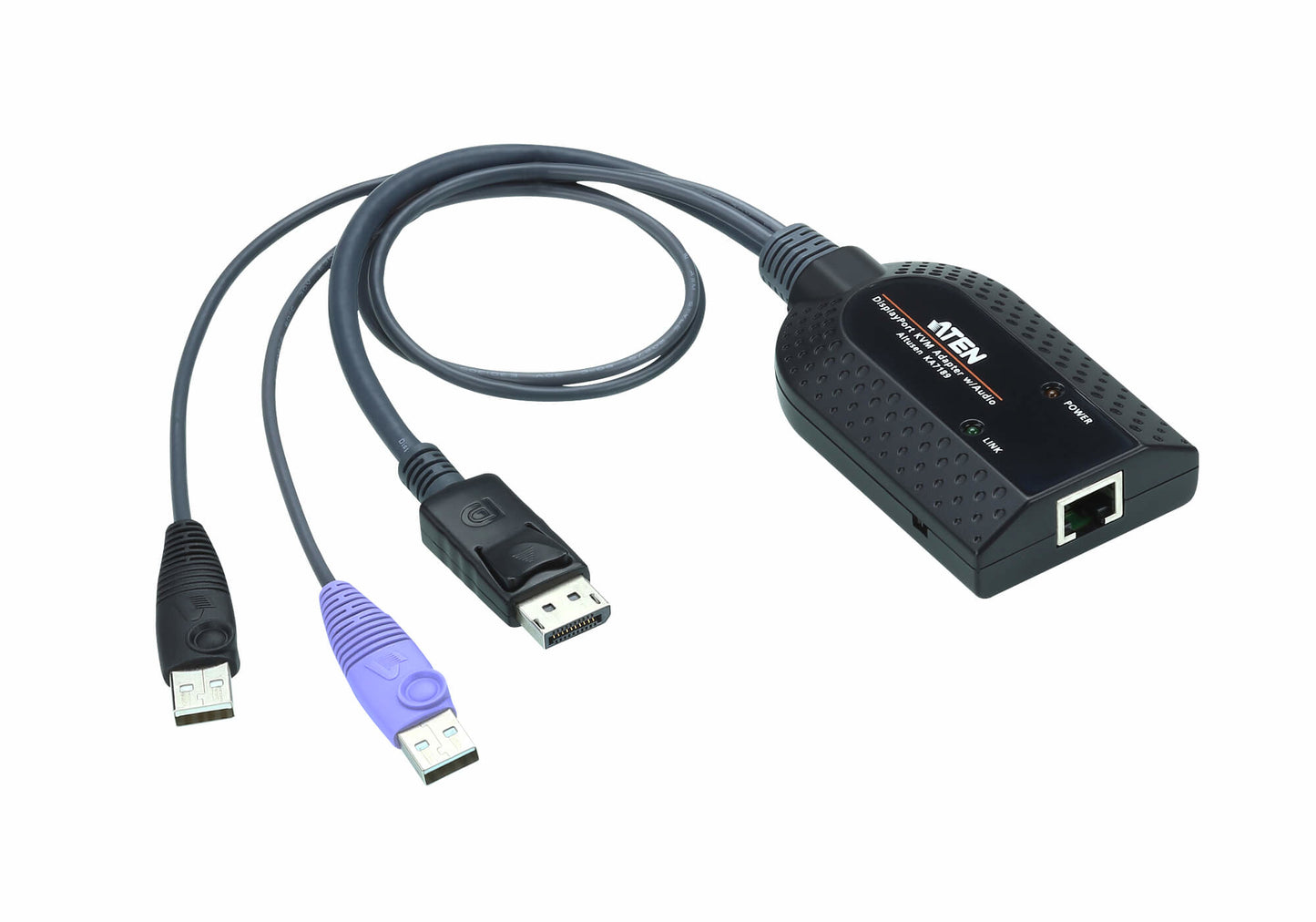 ATEN KA7189-AX | KA7189 DisplayPort USB Virtual Media KVM Adapter, Audio + Smart Card, for KN/KM Series
