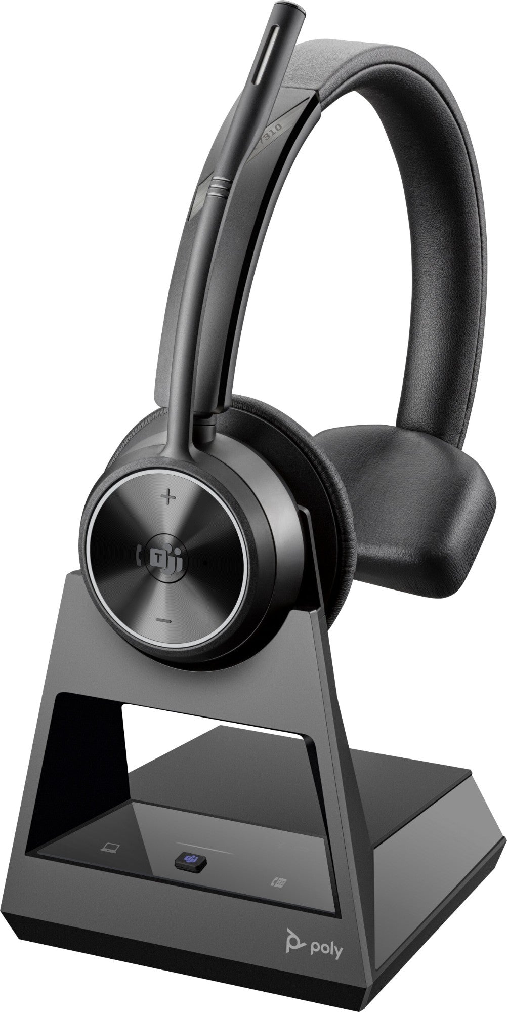 Poly 2-220996-205 | Savi 7310 UC Mono DECT Headset with D400 USB-A Dongle