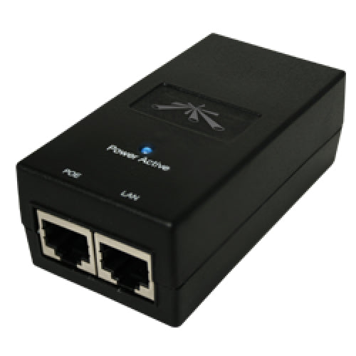 Ubiquiti POE-24-12W-G | 12W, Gigabit Ethernet, AU Plug, PoE Adapter 24V