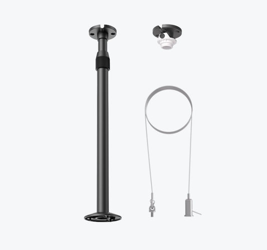 Yealink CM-MOUNTKIT | Ceiling Mount Kit with 3 Suspension Ropes, Adjustable Pole