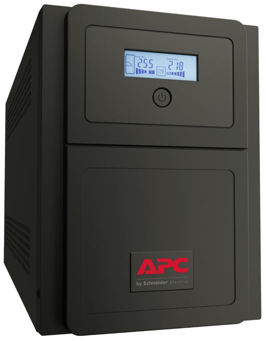 APC SMV1500CAI | Easy UPS 1 Ph Line Interactive, 1500VA, Tower, 230V, 6 IEC C13 Outlets, AVR, LCD