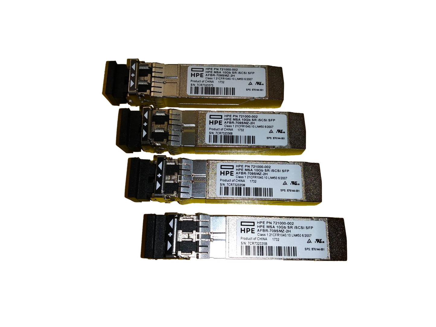 HPE C8R25B | 10Gb SFP+ Transceiver, 850nm, 4-Pack for MSA 2050 SAN