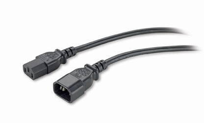 APC AP9890 NetShelter 5-pack black power cord with dual IEC 320 C14 connectors