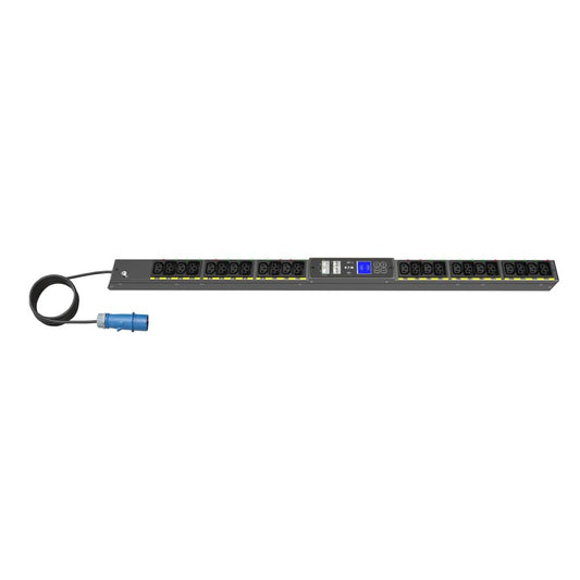 Eaton EVMAF116A | G4 Series PDU, 24 AC Outlets, 22.5U, 1-Phase, 16A, IEC 309, 12xC13:12xC39, Vertical, Managed