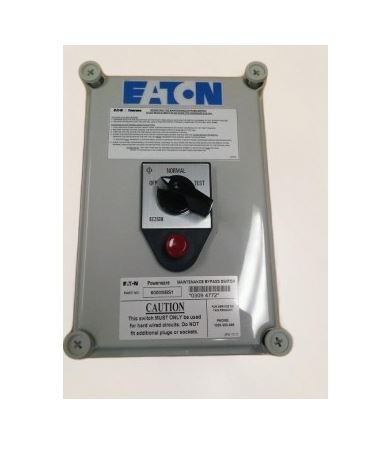 Eaton 6000MBS1 | 1-6kVA Hardwired Interlocked Bypass, Max 6mm² Cable
