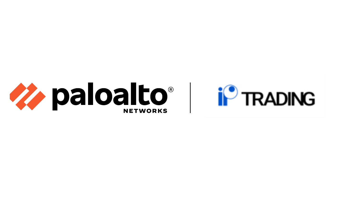 Palo Alto Networks and iTrading logos with PAN-1RU-RACK-KIT-4POST mount kit