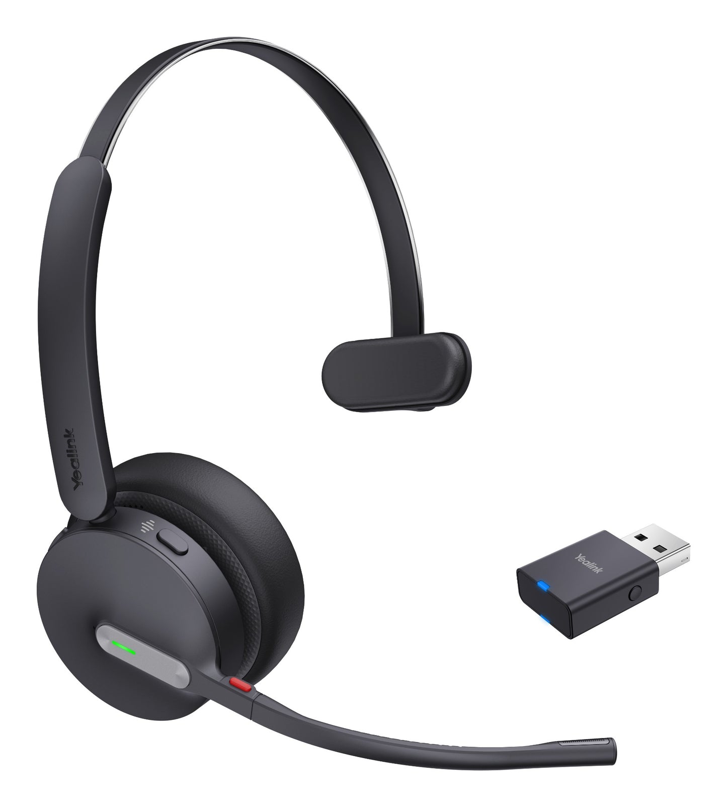 Yealink WH64 HYBRID MONO UC | Wireless Bluetooth Headset, Mono, Micro-USB, Black, Office/Call Center