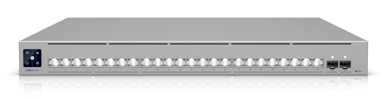 Ubiquiti USW-PRO-XG-24 | UniFi Pro XG 24 Managed L2/L3 10G Ethernet Switch, 24 x 10GbE Ports, 1U
