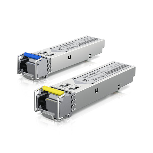 Ubiquiti UACC-OM-SM-1G-S-20 | 1G SFP Module, Single-Mode BiDi, 3km Range, 20-Pack