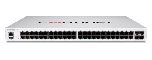 Fortinet FS-448E | 48 GE RJ45, 4x 10GE SFP+ Ports, Layer 2/3, FortiGate Compatible