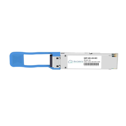 Blue cable co 40gb single-mode qsfp plus 10km fiber optic transceiver compatible with nvidia mellanox